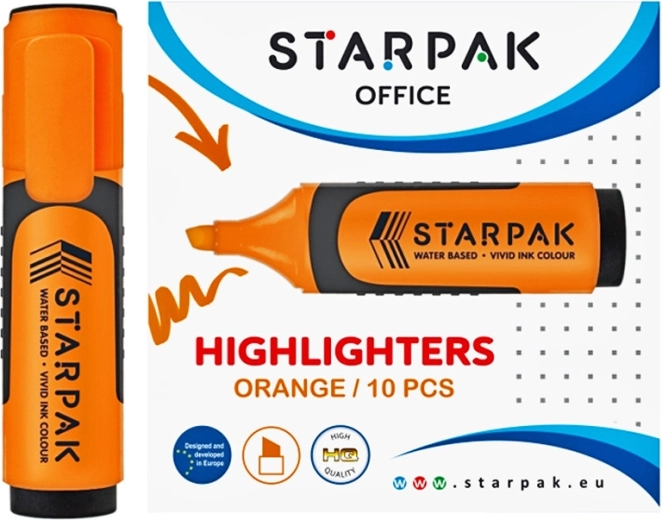 Oranger Textmarker – 1 Stück