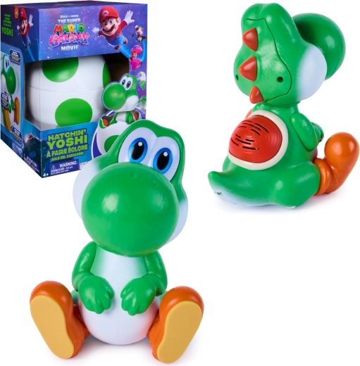 Spin Master Super Mario Galaxy Hatchin’ Yoshi interaktive Figur im Ei - 1 Stück