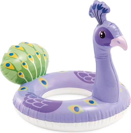Aufblasbarer Pfauen-Schwimmring INTEX