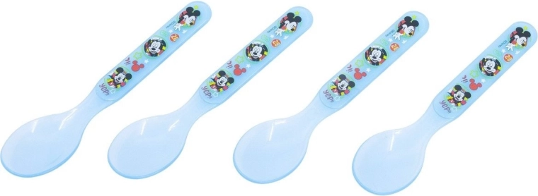 Stor Set Kinderlöffel Mickey Mouse – 4 Stk.
