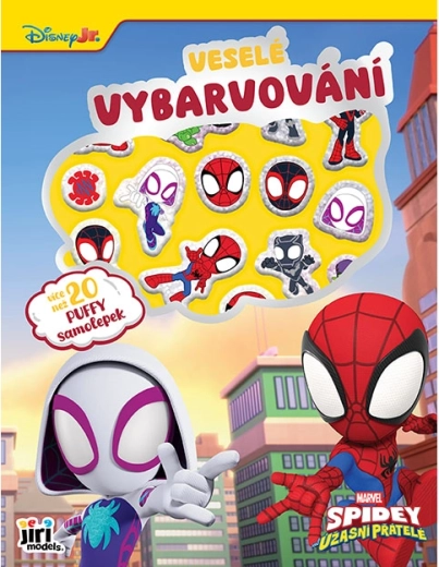 Fröhliches Ausmalen mit super Stickern – Spidey