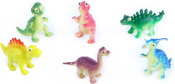 Fröhliche Dinosaurier 6 Stk Set