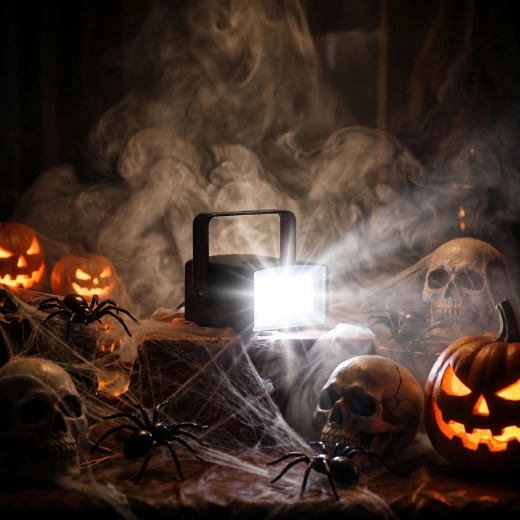 Stroboskopische LED-Lampe mit Batteriebetrieb