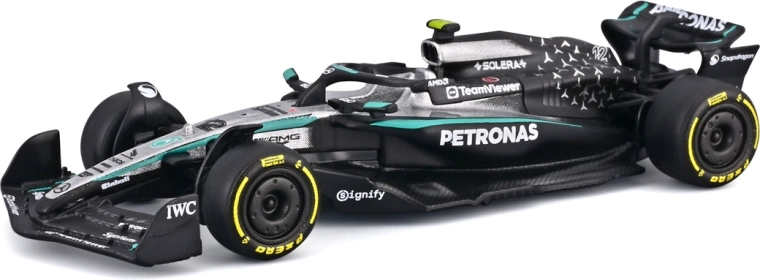 Bburago Formula-Racing Modell F1 Mercedes-AMG Petronas W16 (2025) #12 Kimi Antonelli 1:64