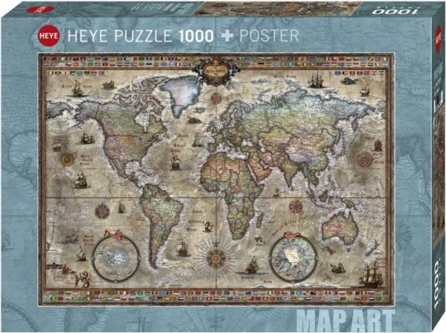 Puzzle HEYE Retro-Welt – 1000 Teile