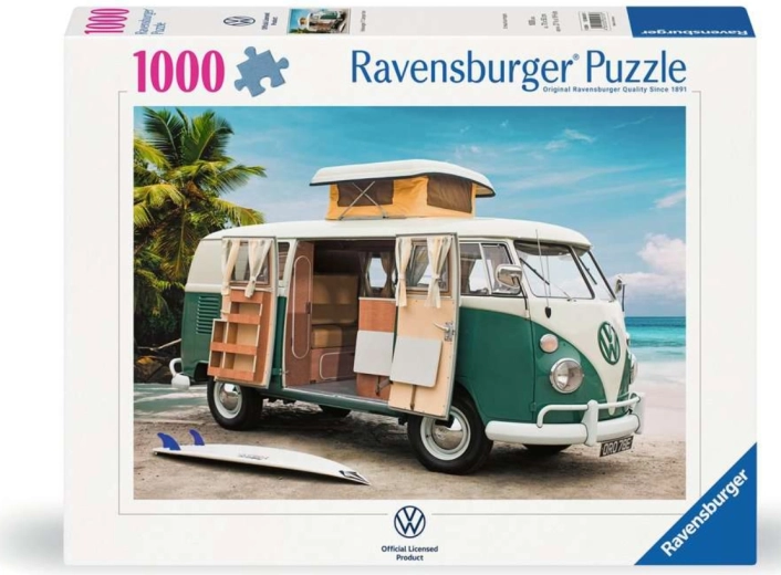 Ravensburger Puzzle Wohnmobil Volkswagen T1, 1000 Teile