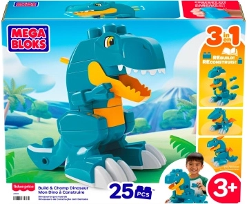 Mega Bloks Bausatz Dinosaurier 3-in-1