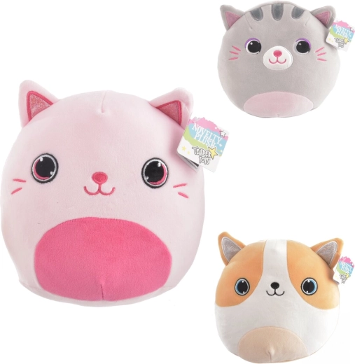 Plüschkatze 20 cm (Sortiment, 3 Varianten)