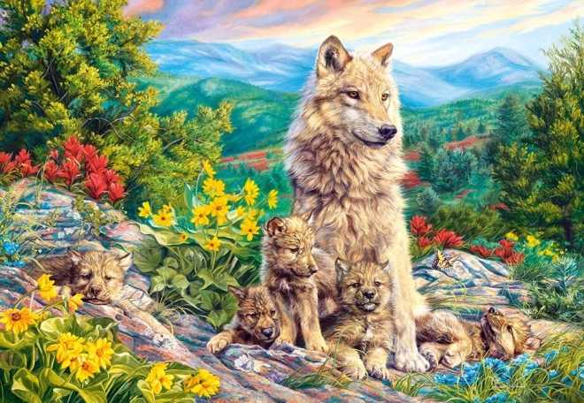 Puzzle 1000 Teile Wolf Neue Generation