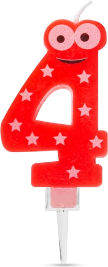 Geburtstagskerze Nummer 4