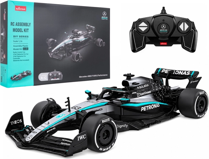 Ferngesteuertes Bausatzmodell Mercedes-AMG F1 W16 E Performance RASTAR im Maßstab 1:16