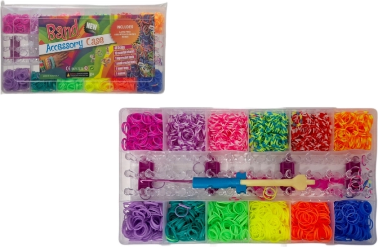 Kreativset mit Gummibändern zur Herstellung von Armbändern – 1 Stück