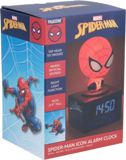 Marvel Spider-Man Ikonischer Wecker mit Nachtlicht