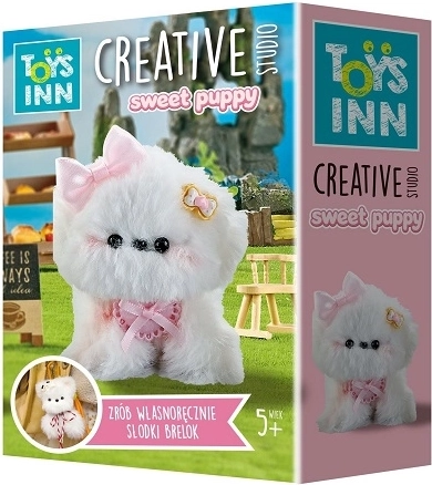 STNUX Sweet Puppy Weißes Hündchen – DIY-Set zur Herstellung eines Anhängers