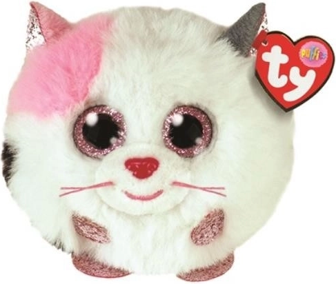 Plüsch TY Beanie Balls – weiße Katze