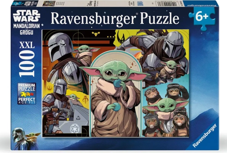 Ravensburger Puzzle Mandalorian und Grogu XXL, 100 Teile