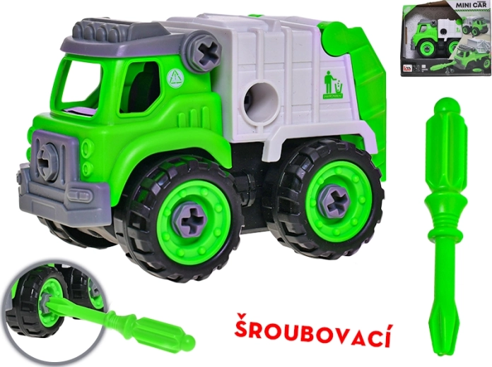 Schraubbares Müllauto 12,5 cm