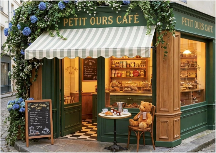 Educa Puzzle Bären-Café 1000 Teile