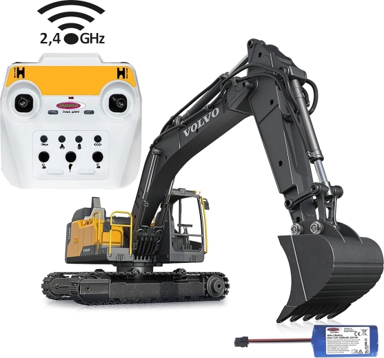 Metall-RC-Bagger Volvo EC160E im Maßstab 1:16 mit Abbruchset