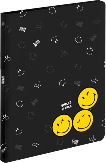 A4-Ordner mit 4 Ringen SMILEY WORLD aus Polypropylen