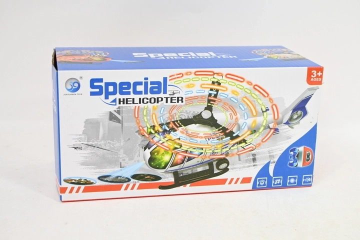 Kinder-Helikopter mit Batteriebetrieb mit Licht und Sound – 1 Stück