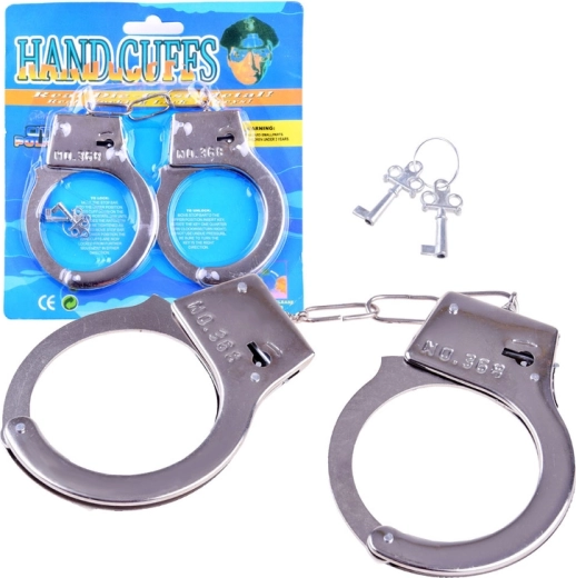 Metall-Kinderhandschellen mit Schlüssel