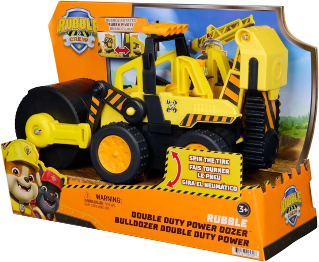 Rubble & Crew Rubble 2-in-1-Walze und Säge mit Figur