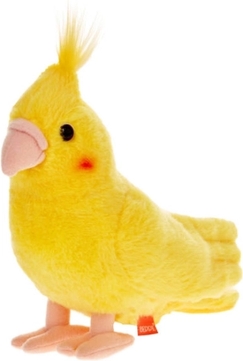 Plüsch-Kakadusittich Gelb 20 cm