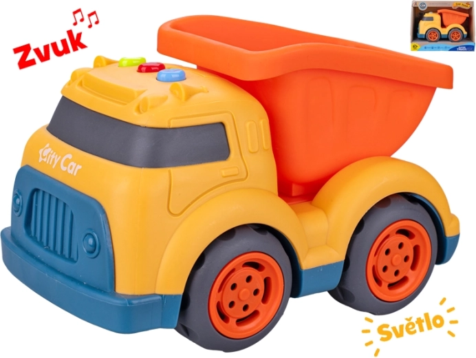 Kinder-Bauauto mit Licht und Sound 17 cm