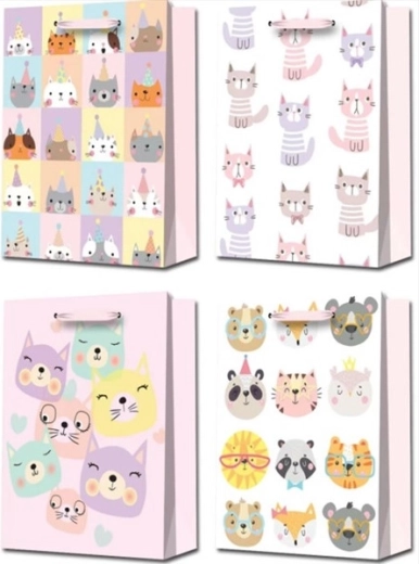 XL-Geschenktüte mit Tiermotiv