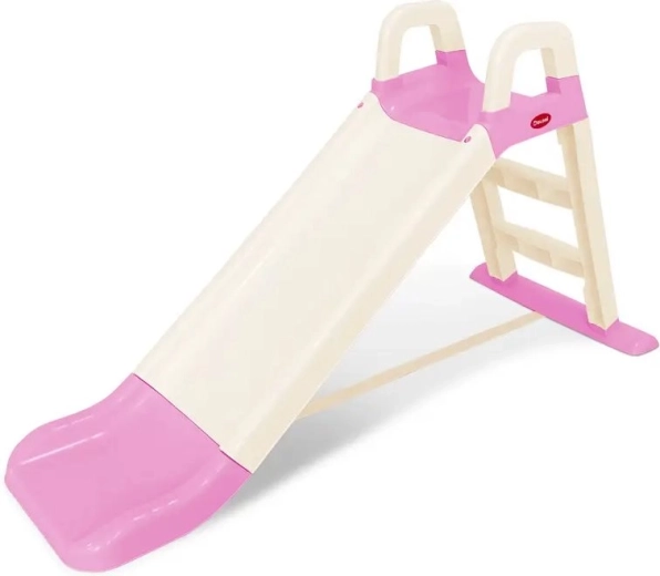 Kinderrutsche 140 cm beige‑rosa DOLONI