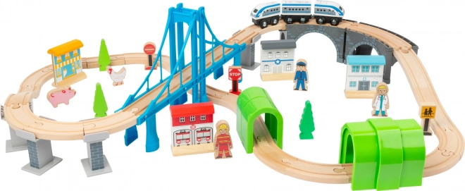 Holzeisenbahn mit Brücken von small foot