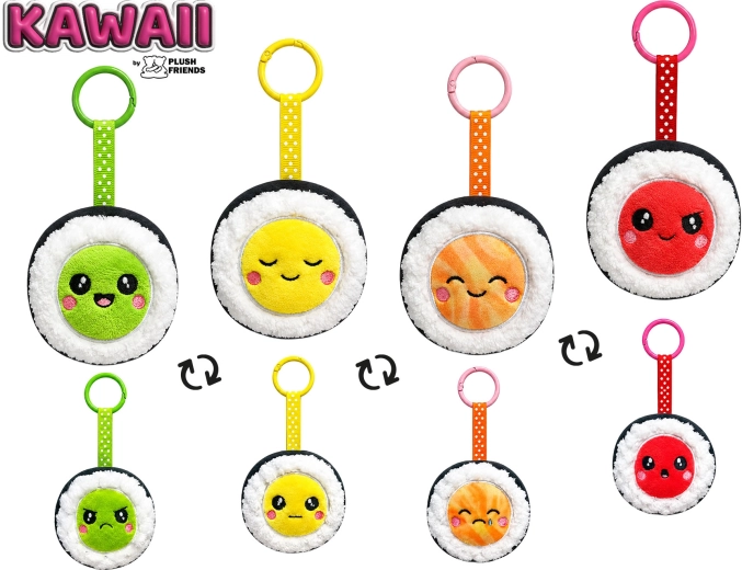 Plüsch-Schlüsselanhänger Sushi Plush Friends Kawaii - 1 Stück
