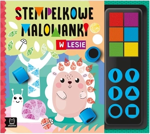 Stempel-Malbilder im Wald