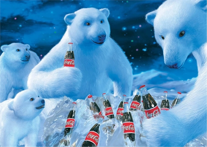Puzzle Coca Cola Eisbären 1000 Teile
