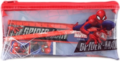 Federmäppchen mit Schreibwaren Spiderman