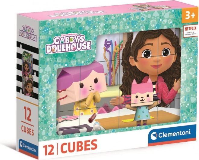 Bildwürfel Gabby’s magisches Haus – 12 Würfel CLEMENTONI