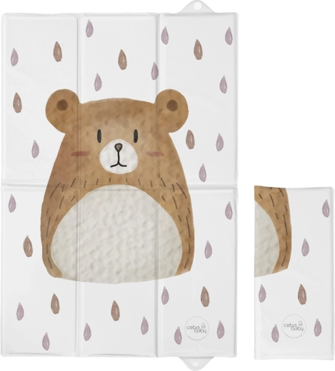 Ceba Baby Reise-Wickelunterlage Basic bear buddy 60 × 40 cm