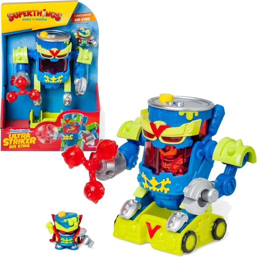 SuperThings Ultra Striker Mr King Roboter mit Figur