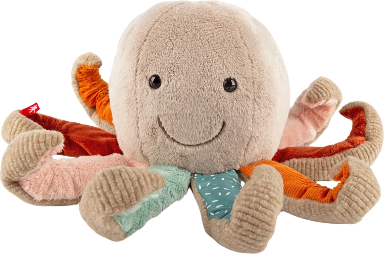 Sigikid erste Plüsch-Oktopus Patchwork 26 cm