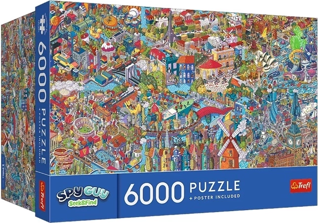 Puzzle Spy Guy: city break – 6000 Teile