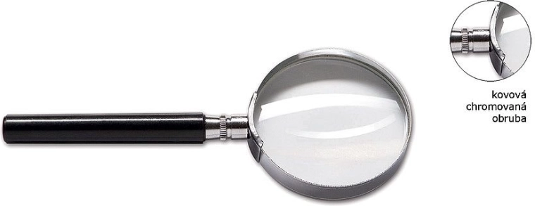 Lupe CONCORDE mit Metallrahmen, Durchmesser 40 mm