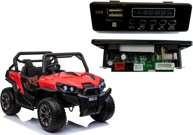 Musikpanel für batteriebetriebene Autofahrzeuge