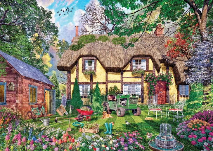 Falcon Puzzle Haus des Hausmeisters 1000 Teile