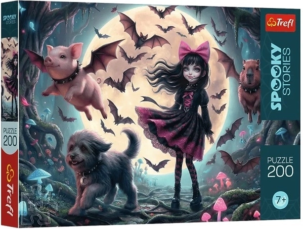 Trefl Puzzle Spooky Stories – Księżycowe historie 200 Teile