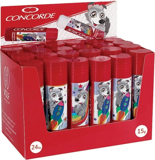 Klebestift CONCORDE Volfík 15 g, Motivmix
