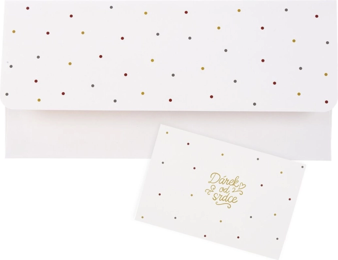 Papier-Geschenkumschlag „Geschenk von Herzen“ 22 × 11 cm
