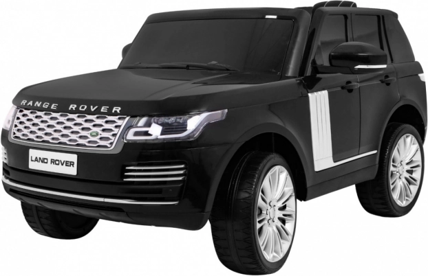 Zweisitziges elektrisches Kinderauto LAND ROVER RANGE ROVER HSE, schwarz, mit Fernbedienung