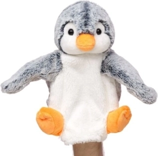Plüsch-Handpuppe Pinguin – eco-friendly