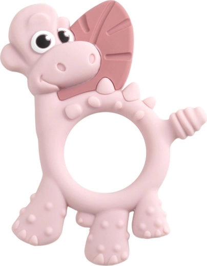 Bibado multisensorischer Beißring Dotty the Dinosaur blush – 1 Stück